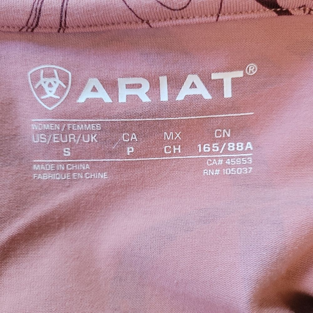 Ariat bridle long sleeve organic cotton top - Picture 6 of 7